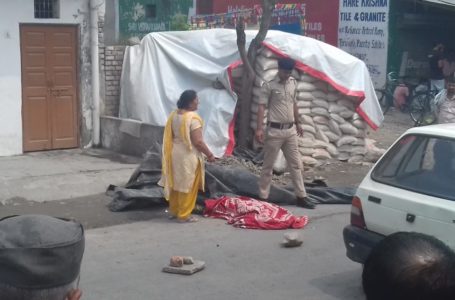 देवीनगर में बेकाबू  ट्रक ने कुचला राहगीर। मौके पर ही मौत। आरोपी चालक हुआ फरार।