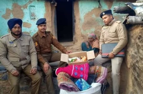 बेसहारा बुजुर्ग महिला के लिए फ़रिश्ता बनी शिलाई पुलिस …