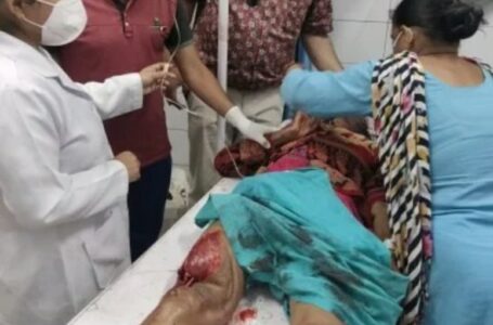 ट्रक की चपेट में आने से एक महिला की दर्दनाक मौत,दूसरी गंभीर रूप से घायल