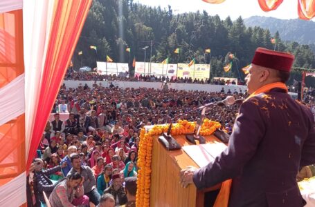 जयराम ने लगाई घोषणाओं की झड़ी,नौहराधार को डिग्री कालेज तो संगड़ाह को ज्युडिशियल कोर्ट की सौगात