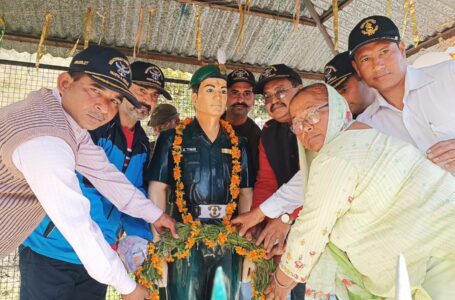 राजपुर में अमर शहीद समीर के समृतिस्थल पर श्रद्धांजलि सभा का आयोजन