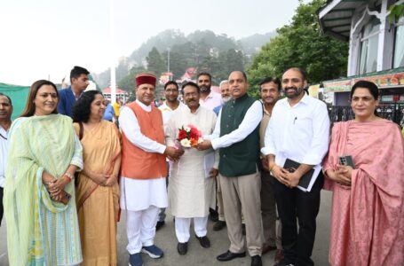 मुख्यमंत्री द्वारा नीति आयोग की बैठक का बहिष्कार हिमाचल के हितों से खिलवाड़ : जयराम ठाकुर