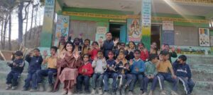 होली उत्सव पर राजकीय प्राथमिक पाठशाला प्रेम नगर में रंगों की बौछार