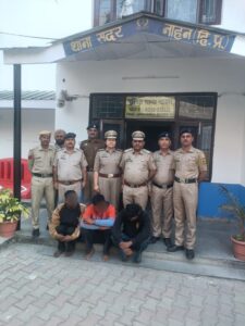 सिरमौर पुलिस ने जल शक्ति विभाग में चोरी के मामले में पाँच आरोपी ओ किया गिरफ्तार