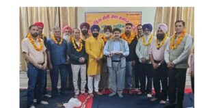 सर्वसम्मति चुने गए ऑल इंडिया सैनी समाज ईकाई पांवटा साहिब के अध्यक्ष सरदार गुरदीप सिंह गैरी